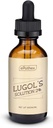 Solusi Lugol 2% 2oz Botol Kaca Dropper. Berisi Potasium Iodide dan Iodin, 60ml