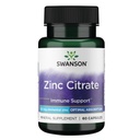 Swanson Zinc Citrate - Mineral Suplemen Promoting Healthy Vision & Immune System Health - Natural Formula Supporting Overall Wellness - (60 Capsules, 50mg Each)