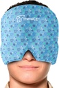 TheraICE Migraine Relief Cap Junior, Soothing Headache Boo Ice Pack Masker Products, Cooling Gel Hat JR, Face Cold Compress Head Chap for Bump, Bruises and Cooling temperatures