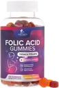 Gumi Asam Folic untuk Perempuan 785 mcg, EsensPrenatal Vitamin untuk Ibu & Bayi, Gumi Folic Vegan, Daily Vitamin B9 Ekstra Falect, Sebelum Setelah Pengangkatan - 120 Gummies
