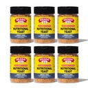 Bragg Nuttration Yeast Smoky BBQ Seasoning - (6 Pack) 3 oz - Dairy- Free Parmesan Cheese Substinct - Sempurna untuk Salads, Pasta, Popcorn, dan More