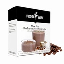 Protein Tinggi Protiwise Shake & Pudding Mix 134; 15g Protein, Low Fat, Low Calorie, Low Sugar 124; Gluten Free Keto Diet Diet 124; Meal Replacement for Hunger Control 124; Mocha Flavor 124; 5 / Box