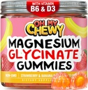 Center- Magnesium Glycinate Gummies 400MG - Penyerapan Tinggi untuk Anak-anak, Teens & Dewasa - Suplemen Untuk Tidur, Tenang & Otot Relaxation dengan B6 & D3 - Gluten Bebas & Vegan Friendly - 120 Count