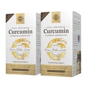 Solgar Curcumin Spectrum Penuh - 90 Licaps, Paket 2 - Penyerangan Superior - Otak, Gabungan & Imune Kesehatan