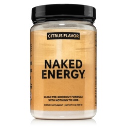NUSD Citrus Energy - Citrus Flavared Clean Pre Workout Suplement for Men and Women, Vegan Friendly, No Added Sweeteners, Colors or Flavors - 30 Servis