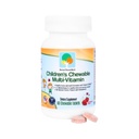 Raise Them Well Tast Chewable Kids Multivitamin, All- Natural Colors, Flavors & Sweeteners, Daily Estimate Vitamin for Children, Easy- to- Chew Vitamin, Strawberry