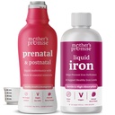 Ibu Janji Cairan Besi & Prenatal Cairan Multi Bundle