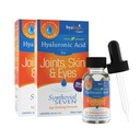 Hyalogik Synthovial Seven Liquid Hialuronic Acid - Vegan Oral Joint & Skin, High Molekuler Weight, Support Hidration Murni, 1 oz (2 Pack)