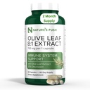 Nature 's Push Super PowerOlive Leaf 8: 1 Ekstrak 20% Oleuropein 750mg Capsule Immune System, Skin, dan Kesehatan Jantung Dukungan Vegan-GMO Amerika Serikat Gluten Free Antioksidants 60 Capsules 2 Bulan Supply