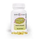 GeriCare High- Potency Vitamin E Kapsules - 100 IU untuk dukungan Skin & Imune, 45mg 124; 100 Count 126; Organik Vitamin E untuk Perempuan dan Pria