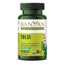 Banyan Botanicals Tulsi (Holy Basil) - Mengangkat Adaptogen - Lung Organik dan Suplemen Kesehatan Repiratory * - 90 Tablet - NonGMO Menyediakan Vegan