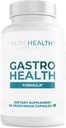 PUREHEALTH RESEARCH HEalth Formula - Natural Alginate for Acid Reflux - DGL Suplement for Heartburn & Indibuble - With Artichoke, Rhodiola Rocea, Hyaluronic Acid, Quince & More - 90 Capsules