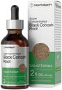 Horbäach Black Cohosh Root Tacrture 124; 2 fl oz 124; Cair Ekstraksi 124; Bebas Alkohol Herb Drops 12.4; Vegetarian 124; Non-GMO, Gluten Free Supplemen