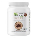 Vecansmart Plant - Based Protein Powder by Naturade, All- inOne Nutronationary Shake - Chocolate (30 Servis)