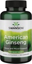 Swanson Premium Merek Amerika Ginseng 550 Juta 100 Capsules
