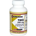 TMG (Trimethylglycine) 500 mg w / Folyic Acid & B12 Capsules - Hypo 120 kapsul