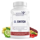 CL Switch - Dukungan Wellness Hati - Mendukung Tingkat Cholesterol Sehat & Tekanan Darah Sudah Dalam Jangkauan Normal * - dengan Citrus Bergamot, Berberine, Rice Yeast Merah - 60 Capsules