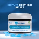 Healing Hydrogel Pads for Blister Prevention & Soothing Burn Care - Foot, Heel, Toe, & Ankle Protection, Pack 200, 1- Inch Patches, by Megagel, Paraben Free