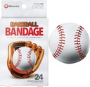 Perban Anak BioSwiss, Baseball Berselubung Self Adhesive Bandage Set, Latex Free, Sterile Wound Care, 24 Count