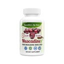 Amerika Serikat Muscadine Quercetin, Ellagic Acid, Resveratrol, Myricetin, Kaempferol & BioPerine - Time Rilis Kasules untuk Extra Bioavability - Vegan - Non GMO - Gluten Bebas - Dibuat di AS