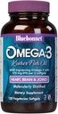 Bluebonnet Nutrition Omega-3 Kosher Fish Oil, Natural Triglyceride Form, Gluten- Free, Dairy- Free, Kosher Certified, Non-GMO, 3rd Party Test, Molecully Distiled, 120 Vegetarian Softgel, 60 Serving