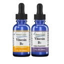 Potency Tinggi HoneyCombs Vitamin B1 (Thiamine) & B2 (Riboflavin) Drops - Vegan, Non-GMO, Alcohol- Free Liquid for Health, Dibuckle, Hair, Skin & Nails