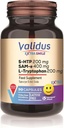 ValIDUS Extra Smile 5-HTTP 200 mg + L-Tryptophan 200 mg + Sam-e 400 mg 30 Capsules (Vcaps Plus)