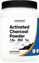 Nuttricost Activated Arang Powder 1lb - Food Grade Powder, Toothpasta, Facemask, Odor Control, Vegetarian, Gluten Free, Non-GMO