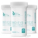 Probiotik Formula V3 asli Probiotik, Prebiotik, & Fulvic Suplemen Mineral - 35 Milyar CFU - 6 Strain - 180 Vegan Capsules - Perempuan & Men - FODMAP Friendly Supports Digetice, Immune & Gut Health