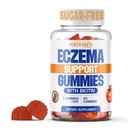 Sugar Free Eczema Treatment Gummies - USA Made - 50 + Vitamin & Programs for Clear, Hydrated Skin - Soothes Itching, Calms Redness & Boosts Skin Health (60 Gummies)