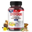 Ultra Test Capsule 12 dalam 1 Kompleks dengan L-Arginine, Fadogia Agrestis, Tribulus Terrestri, Maca Root, Beetroot, L-Citrulline, Creatine - USA Made (90-Day Suppply)