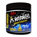 Reload Energi AMMO _ Pre Workout Powder - 300mg Caffeine Zero Sugar Vital Aminos dan Electrolytes No Articial Flavors atau Colors (Berry Blast)