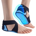 Plantar Fasciitis Ice Packs dengan Heel & Sole Gel Terselubung, 2 PCS Gel Heel Cups Protecutors untuk Relief Sakit, Adjustable Foot Ice Pack Wraps untuk Achilles Tendonitis