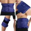 Paket Es REVIX untuk Injuries Dapat dipakai ulang Gel untuk Bawah, Kandang Dingin untuk Bahu Belakang, Siku, Hip, Kaki, Bungkus Sekitar Entile, Kompres Dingin Lembut, 16 x 9 "Angkatan Laut