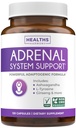 Dukungan Adrenal & Manajer Cortisol (Non- GMO) Kesehatan Adrenal Terkuat dengan L- Tyrosine & Ashwagandha - Pertahankan Cortisol Balanced Levels & Stress Relief - Suplemen Fatigue 120