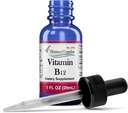 Vitamin B12 Liquid Drops Made in USA - Cyanocobalamin Drops 500% DV per Serving - 36 Serving per Container - Great for Men, Women, Children - Vegan Suplemen