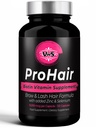 VWS Biotin 10.000 mcg Dietary Suplemen w / Zinc & Selenium ke Pembangunan Rambut Pengerat, Lebih Kuat Nails & Sehat Kulit untuk Perempuan dan Pria, 120 Vegan Capsules